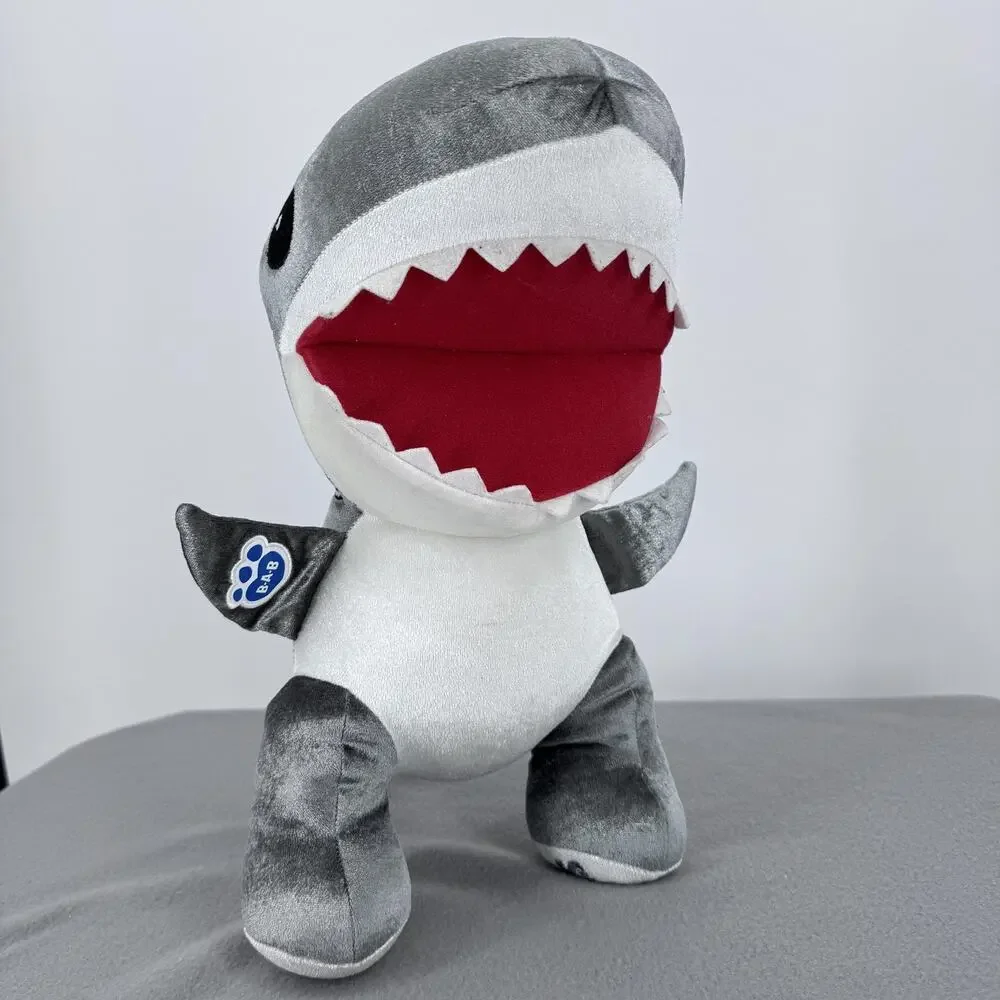 13in Build A Bear Discovery Shark Week 2020 Great White Shark Plush DCL - Picture 1 of 10